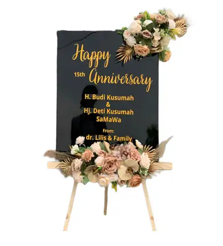 Papan Bunga Akrilik Genteng